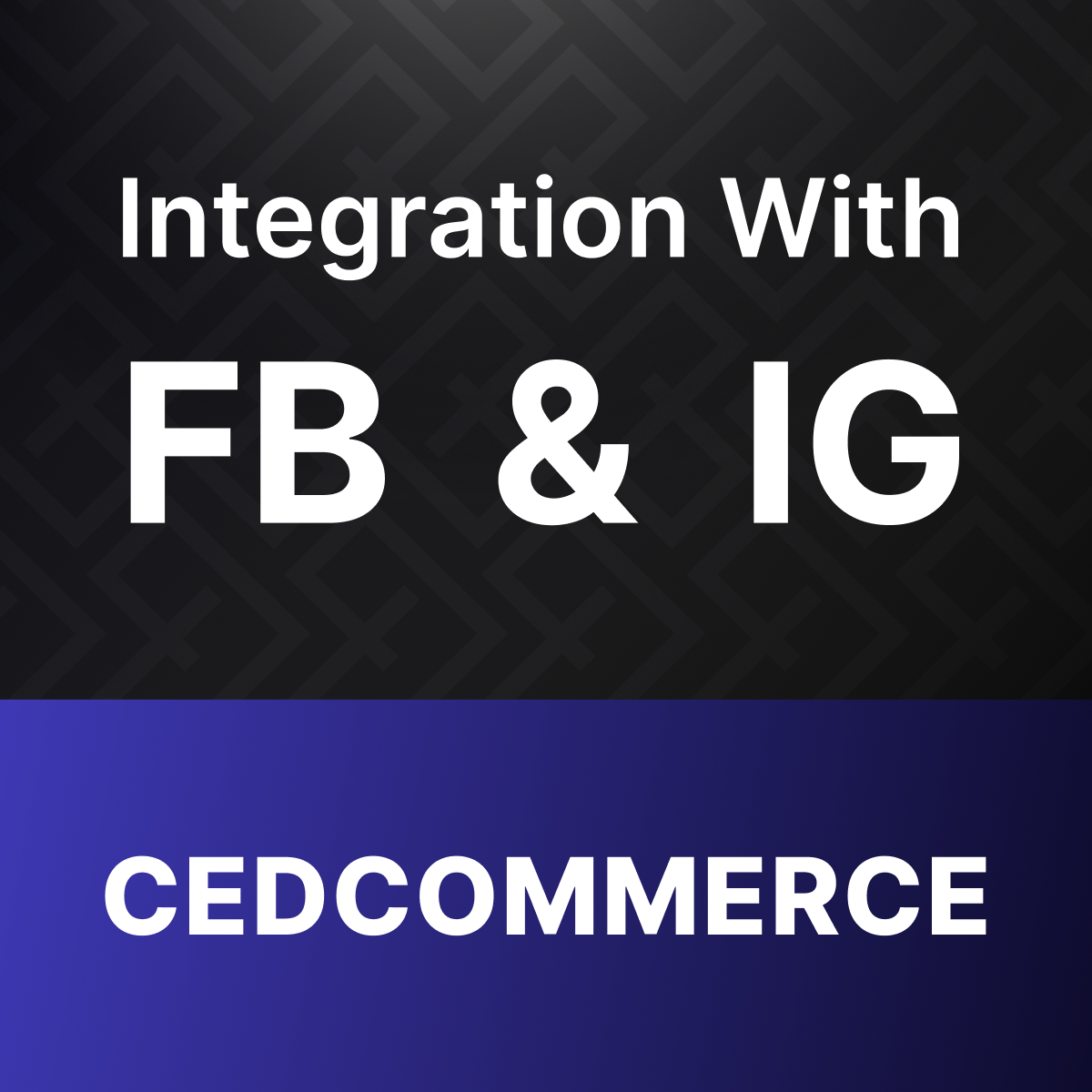 CedCommerce ‑ Facebook & Insta - Shopify App